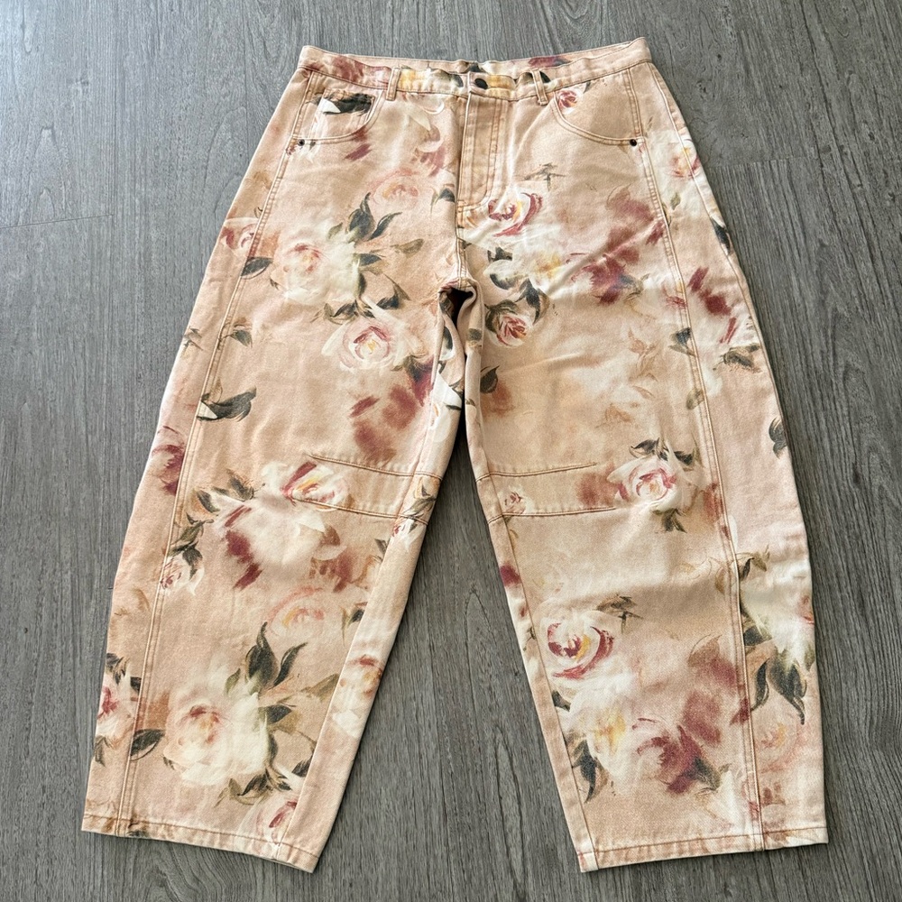 Floral Patterned Pants - image 1